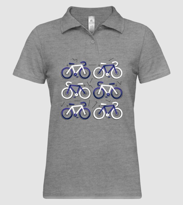 Bikes model gri pe tricou