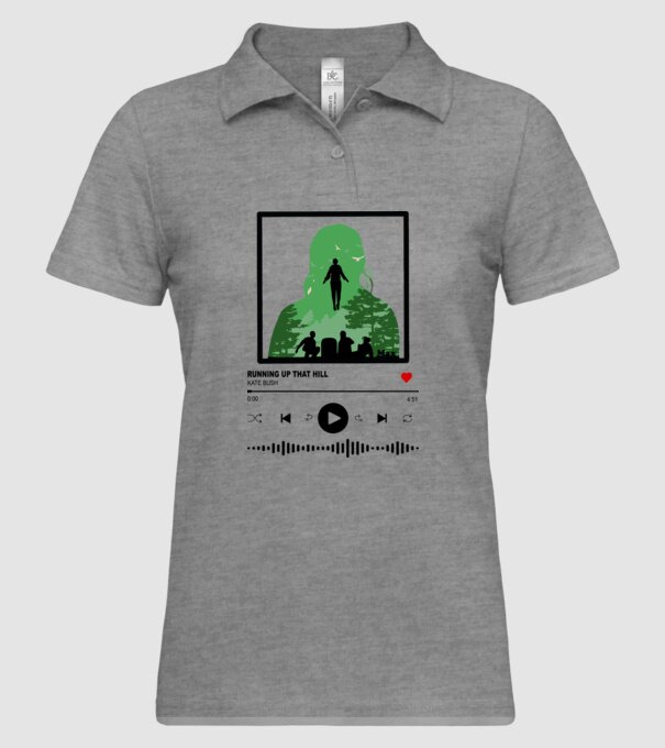 maxs favourite song stranger things model gri pe tricou