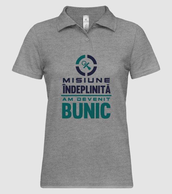 Misiune îndeplinită - am devenit bunic model gri pe tricou