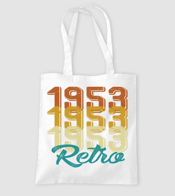 1953 Retro model alb pe tricou