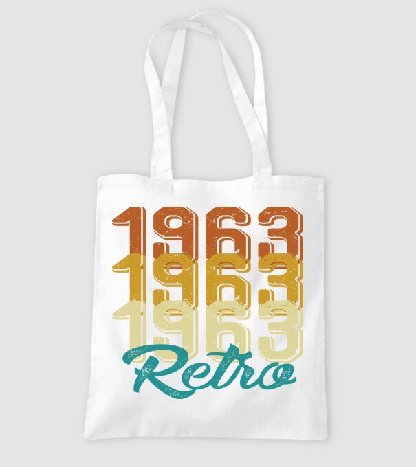 1963 Retro model alb pe tricou