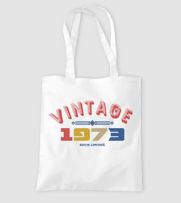 1973 Ediție limitată model alb pe tricou