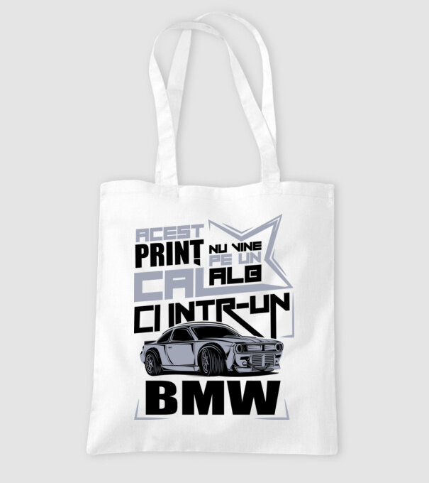 Acest prinț nu vine pe un cal alb, ci într-un BMW model alb pe tricou