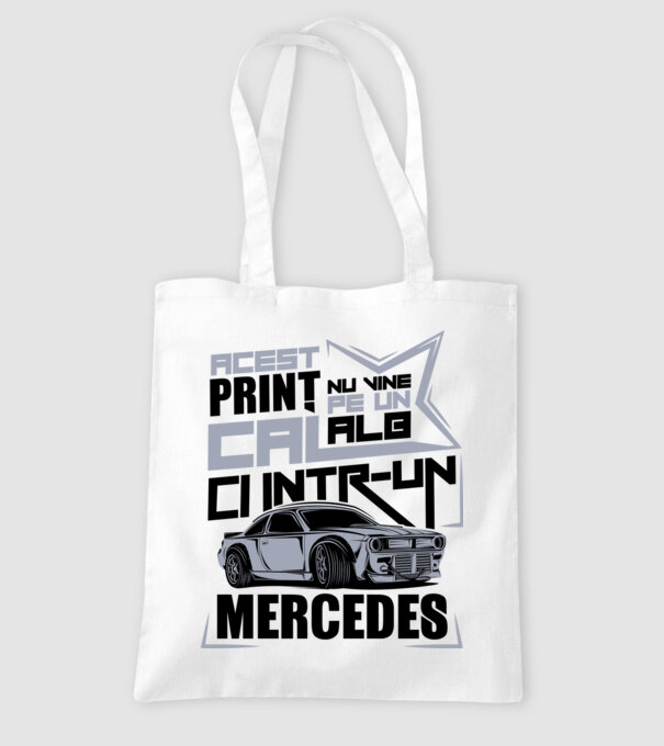Acest prinț nu vine pe un cal alb, ci într-un Mercedes model alb pe tricou
