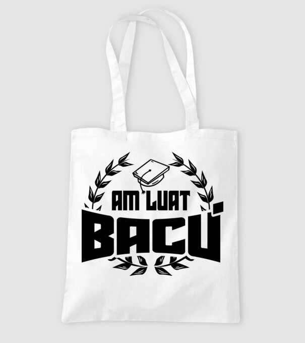 Am luat bacu model alb pe tricou