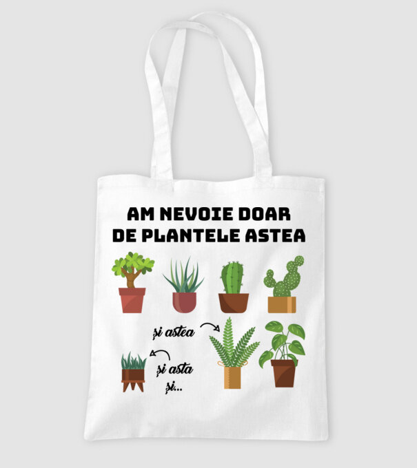 am nevoie doar de plantele astea model alb pe tricou