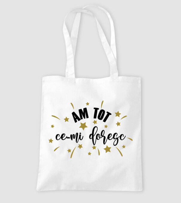 Am tot ce-mi doresc model alb pe tricou