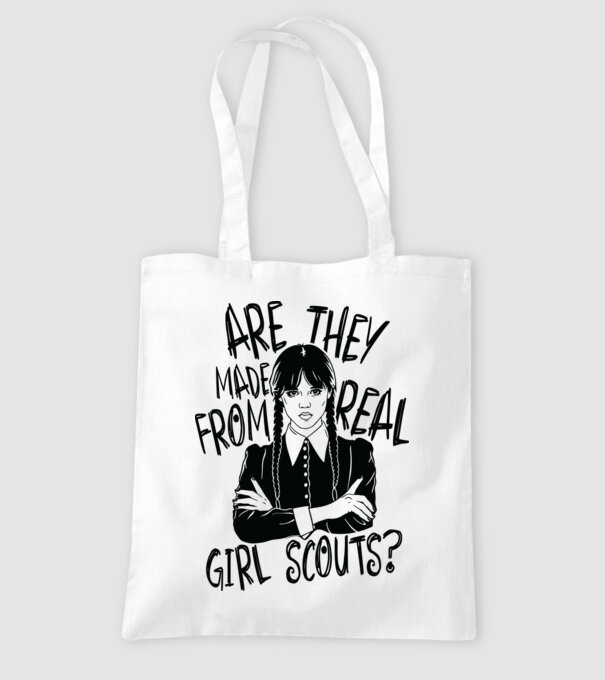 Are the made from real girl scouts model alb pe tricou