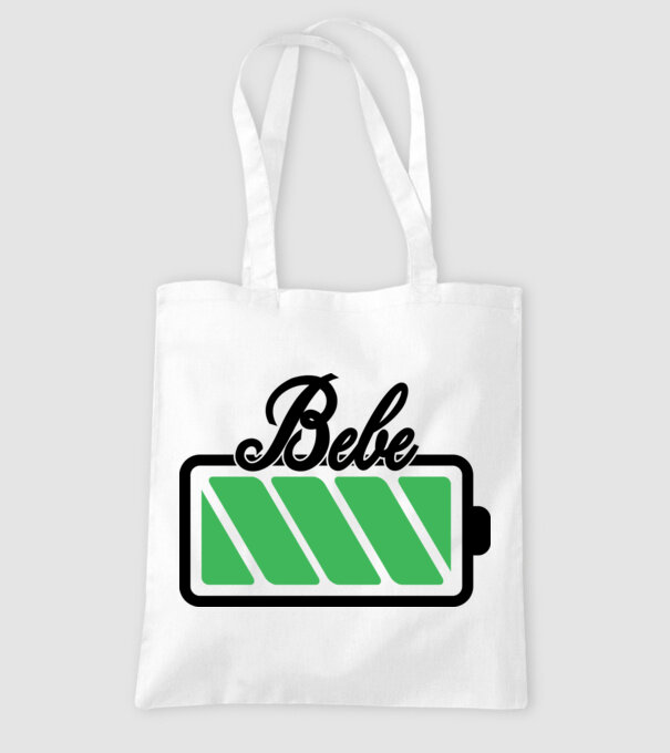 Bebe încărcat model alb pe tricou