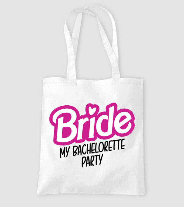 Bride Barbie model alb pe tricou
