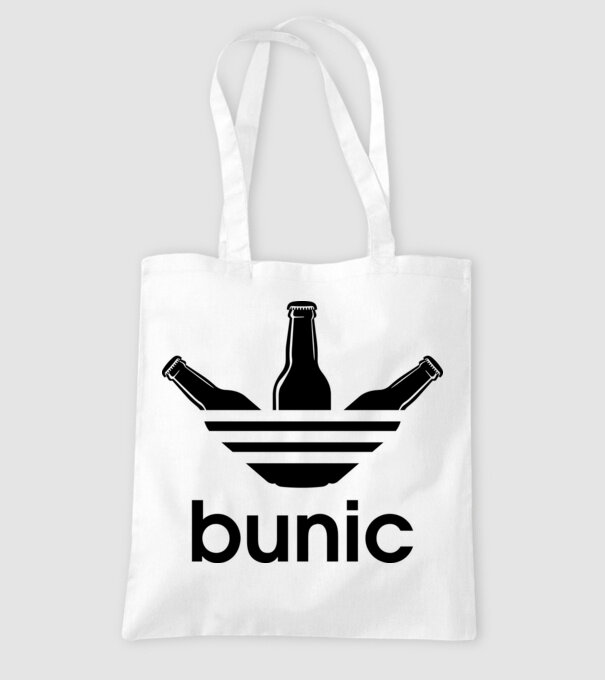 Bunicdidas model alb pe tricou