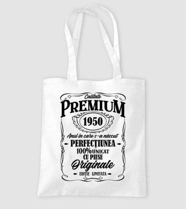 calitate premium -1950 - anul în care s-a născut - perfecțiunea - 100% unicat, cu piese originale, ediție limitată model alb pe tricou