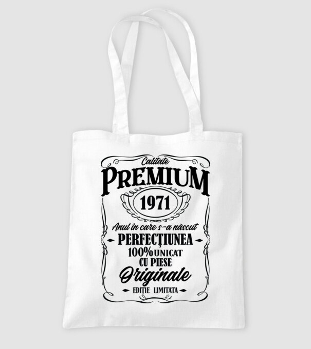 calitate premium -1971 - anul în care s-a născut - perfecțiunea - 100% unicat, cu piese originale, ediție limitată model alb pe tricou