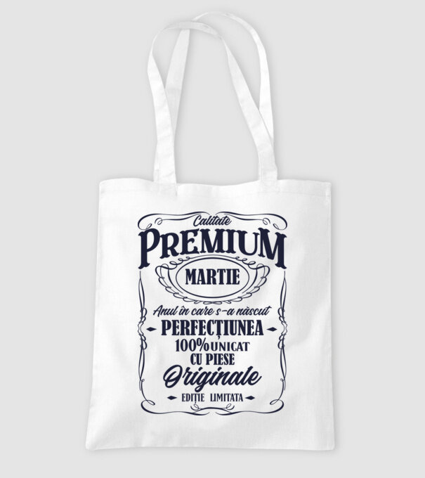 calitate premium -martie- anul în care s-a născut - perfecțiunea - 100% unicat, cu piese originale, ediție limitată model alb pe tricou