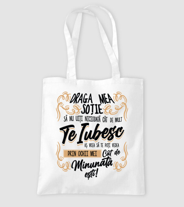 Cât de minunată ești model alb pe tricou