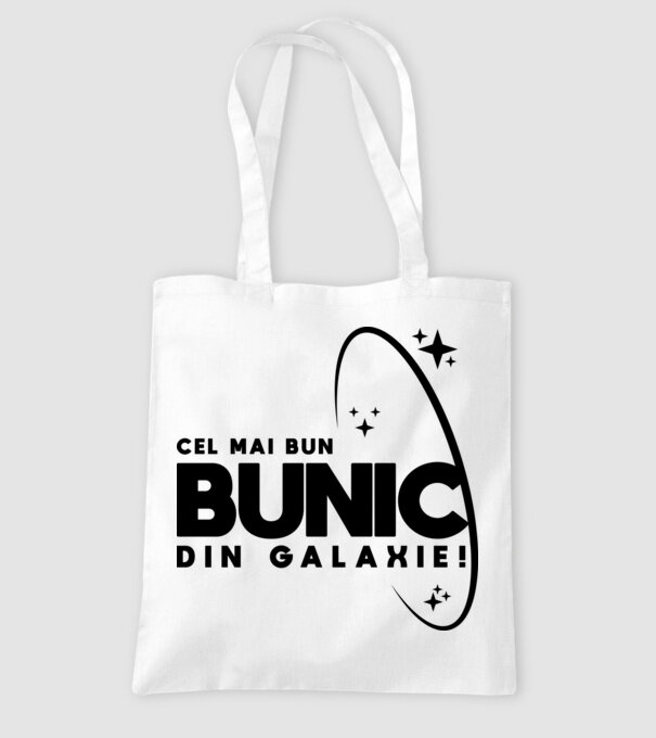 Cel mai bun bunic din Galaxie! model alb pe tricou