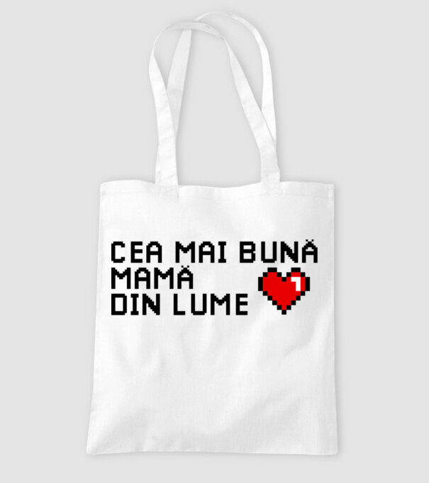 cea mai bună mamă din lume model alb pe tricou