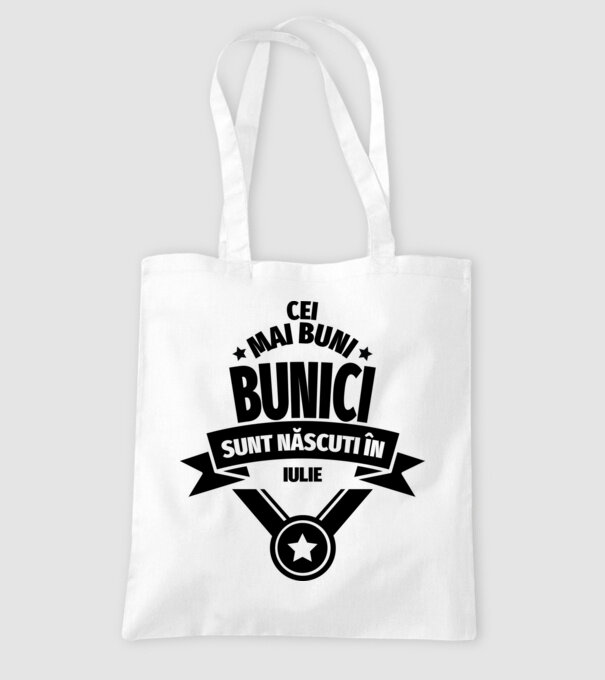 Cei mai buni bunici sunt născuți în iulie. model alb pe tricou