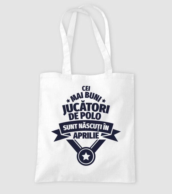 Cei mai buni jucători de polo sunt născuți în Aprilie model alb pe tricou