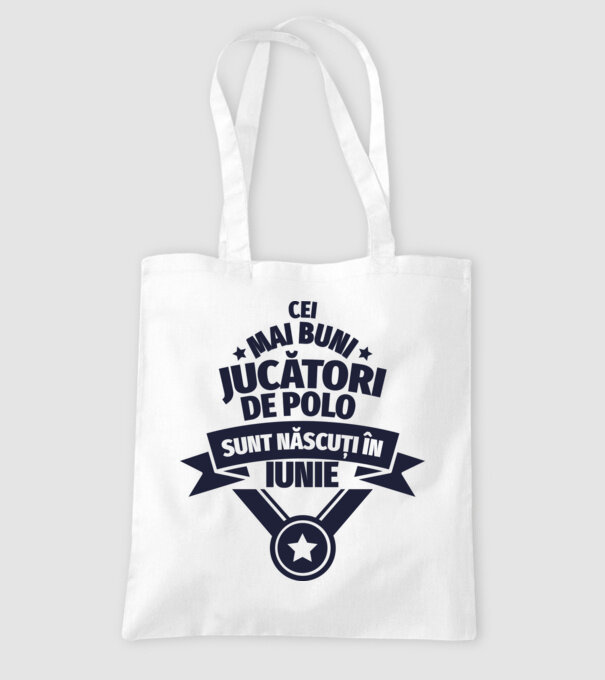 Cei mai buni jucători de polo sunt născuți în Iunie model alb pe tricou