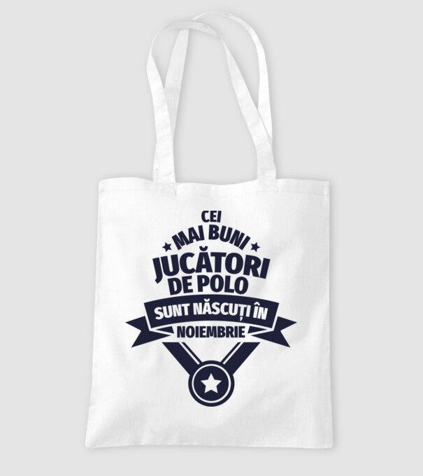 Cei mai buni jucători de polo sunt născuți în Noiembrie model alb pe tricou