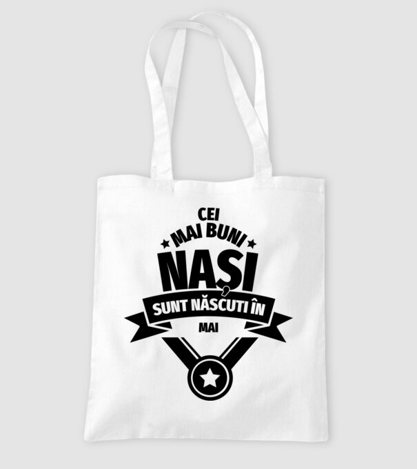 Cei mai buni nași sunt născuți în mai. model alb pe tricou
