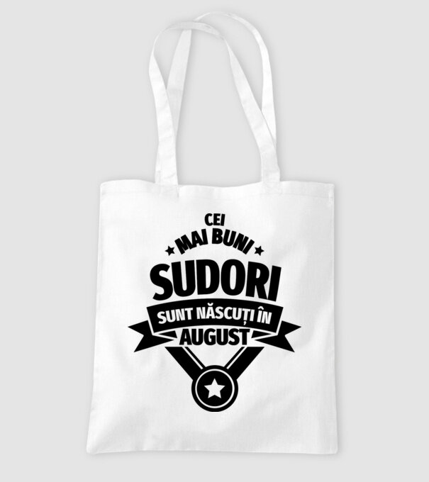 Cei mai buni sudori sunt născuți în August model alb pe tricou