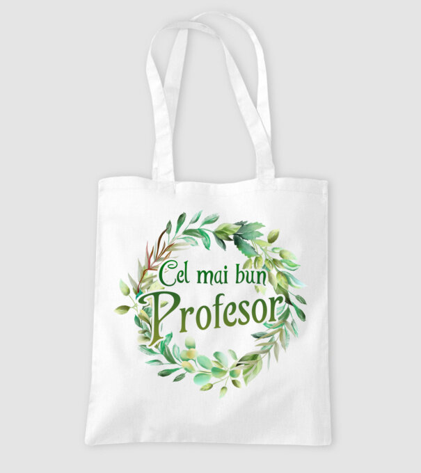 Cel mai bun profesor model alb pe tricou