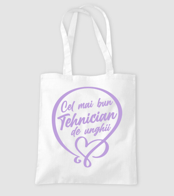 Cel mai bun tehnician de unghii model alb pe tricou
