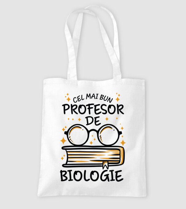 Cel mai profesor biologie model alb pe tricou