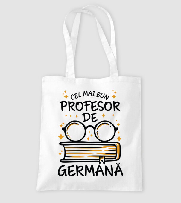 Cel mai profesor germană model alb pe tricou