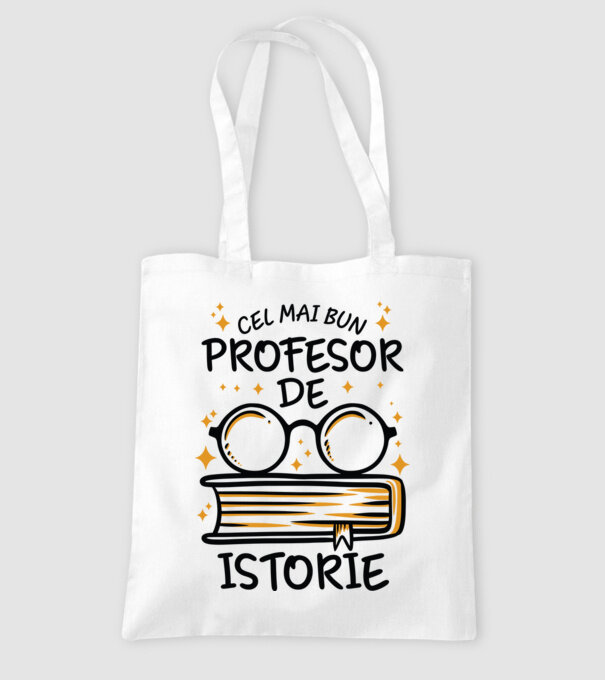 Cel mai profesor istorie model alb pe tricou
