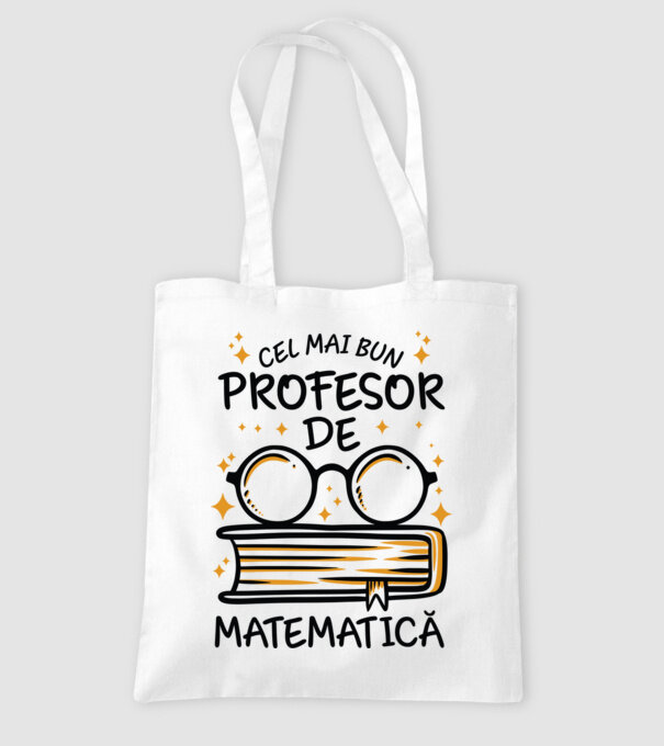 Cel mai profesor matematică model alb pe tricou