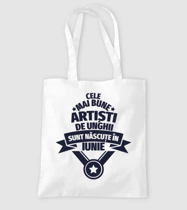 Cei mai buni artiști de unghii sunt născuți în Iunie model alb pe tricou
