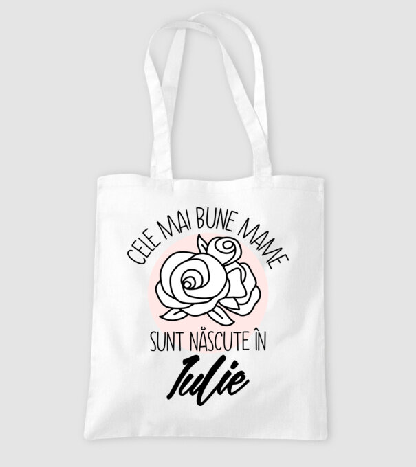 Cele mai bune mame sunt născute în Iulie model alb pe tricou