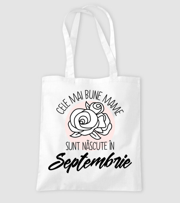 Cele mai bune mame sunt născute Septembrie model alb pe tricou