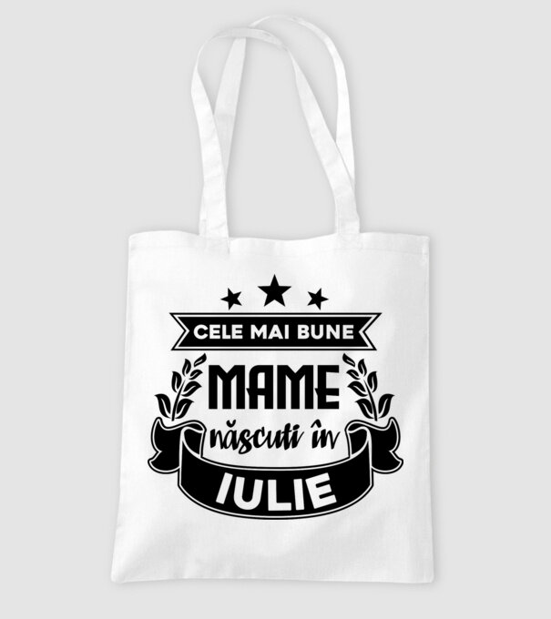 Cele mai bune mame sunt născuți în iulie model alb pe tricou
