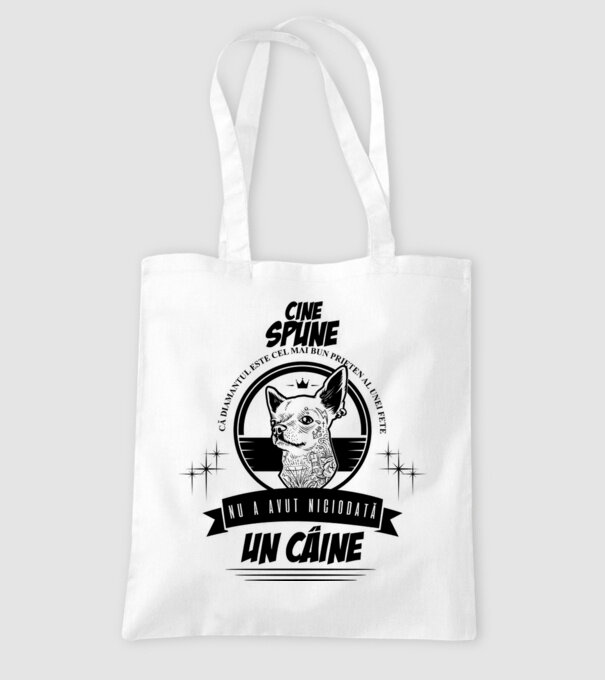 cine spune că diamantul este cel mai bun prieten al unei fete, nu a avut niciodată un câine model alb pe tricou