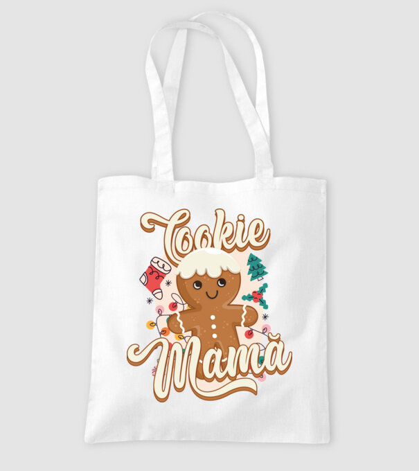 Cookie mamă model alb pe tricou
