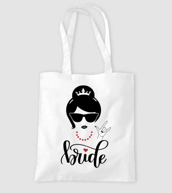 Cool Bride model alb pe tricou