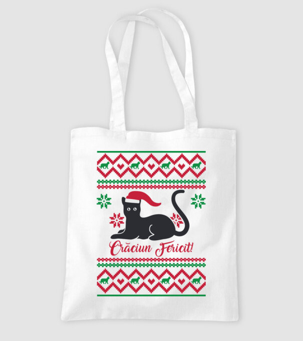 crăciun fericit model alb pe tricou