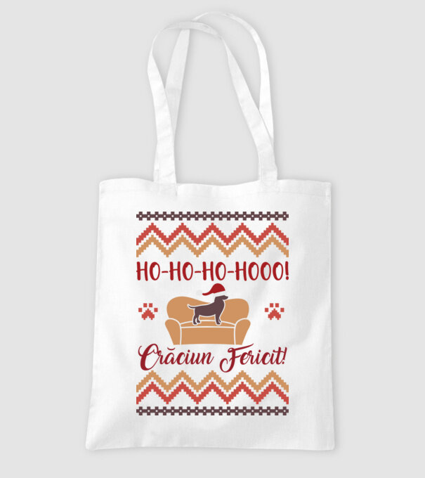 un Crăciun ho-ho-hoo-hoo fericit! model alb pe tricou