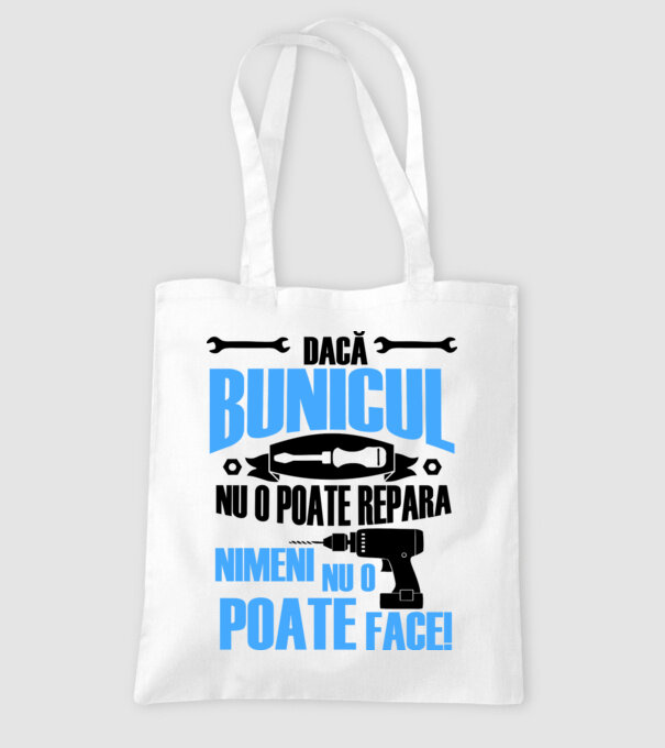 Dacă bunicul nu o poate repara, nimeni nu o poate face model alb pe tricou