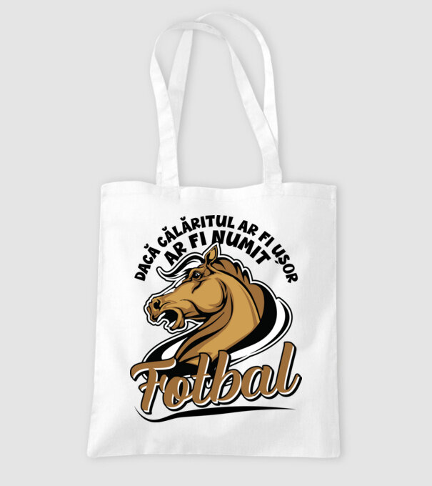dacă călăritul ar fi ușor ar fi numit fotbal model alb pe tricou