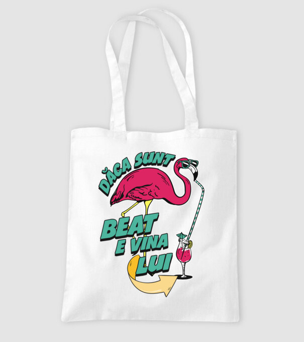 dacă sunt beat, e vina lui model alb pe tricou