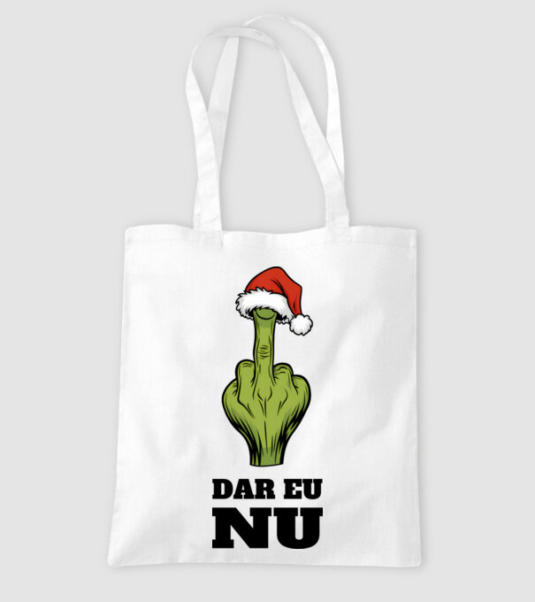 Dar eu NU alb model alb pe tricou