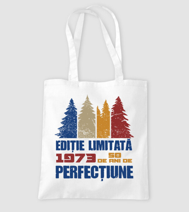 Ediție limitată 1973 - 50 de ani de perfecțiune model alb pe tricou