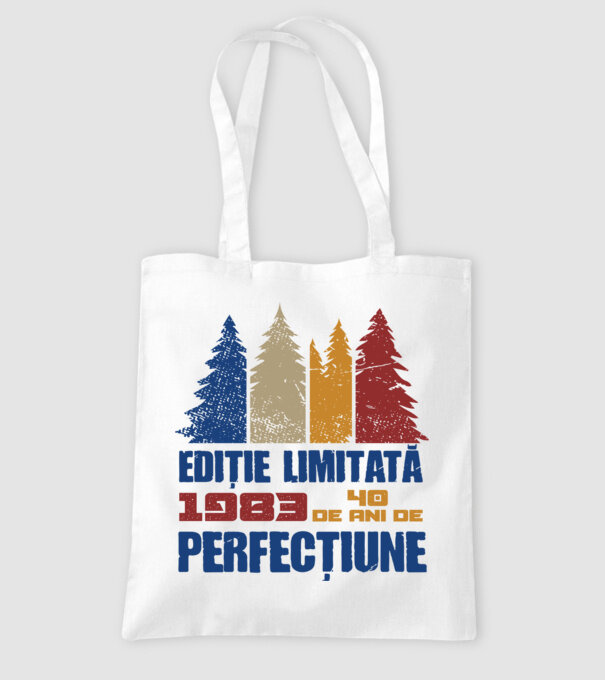 Ediție limitată 1983 - 40 de ani de perfecțiune model alb pe tricou