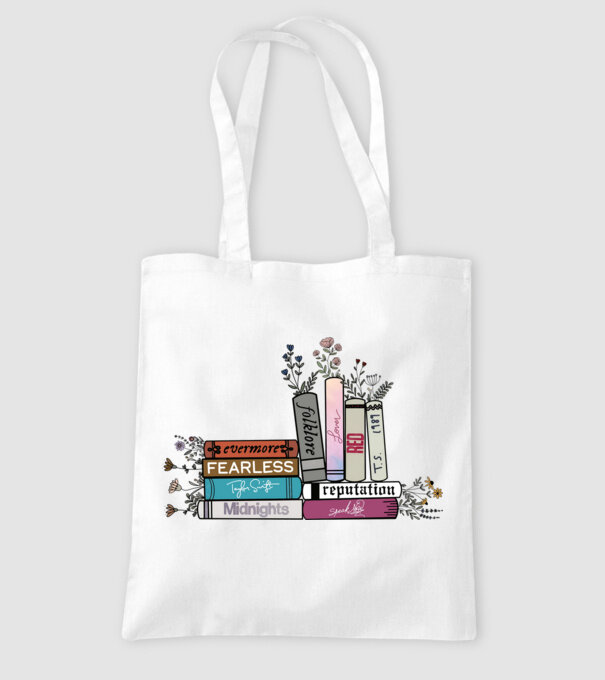 Eras tour books color 2 model alb pe tricou
