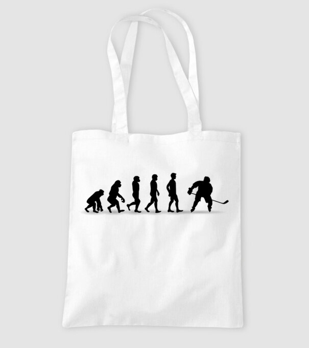 Evolution Hockey model alb pe tricou